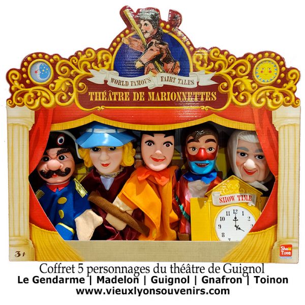 Coffret 5 Personnages Théâtre Guignol